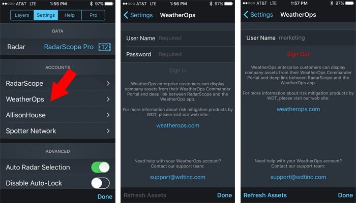 How to Register Your WeatherOps Account in RadarScope